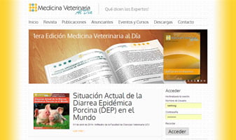 Página web de Revista Veterinaria