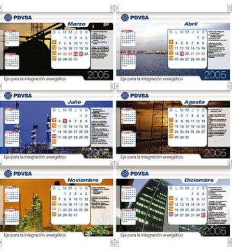 Calendario PDVSA 2005