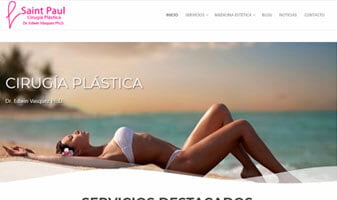 Página Web de Cirugía plástica