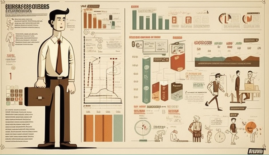 ilustración representativa de una Infografía corporativa